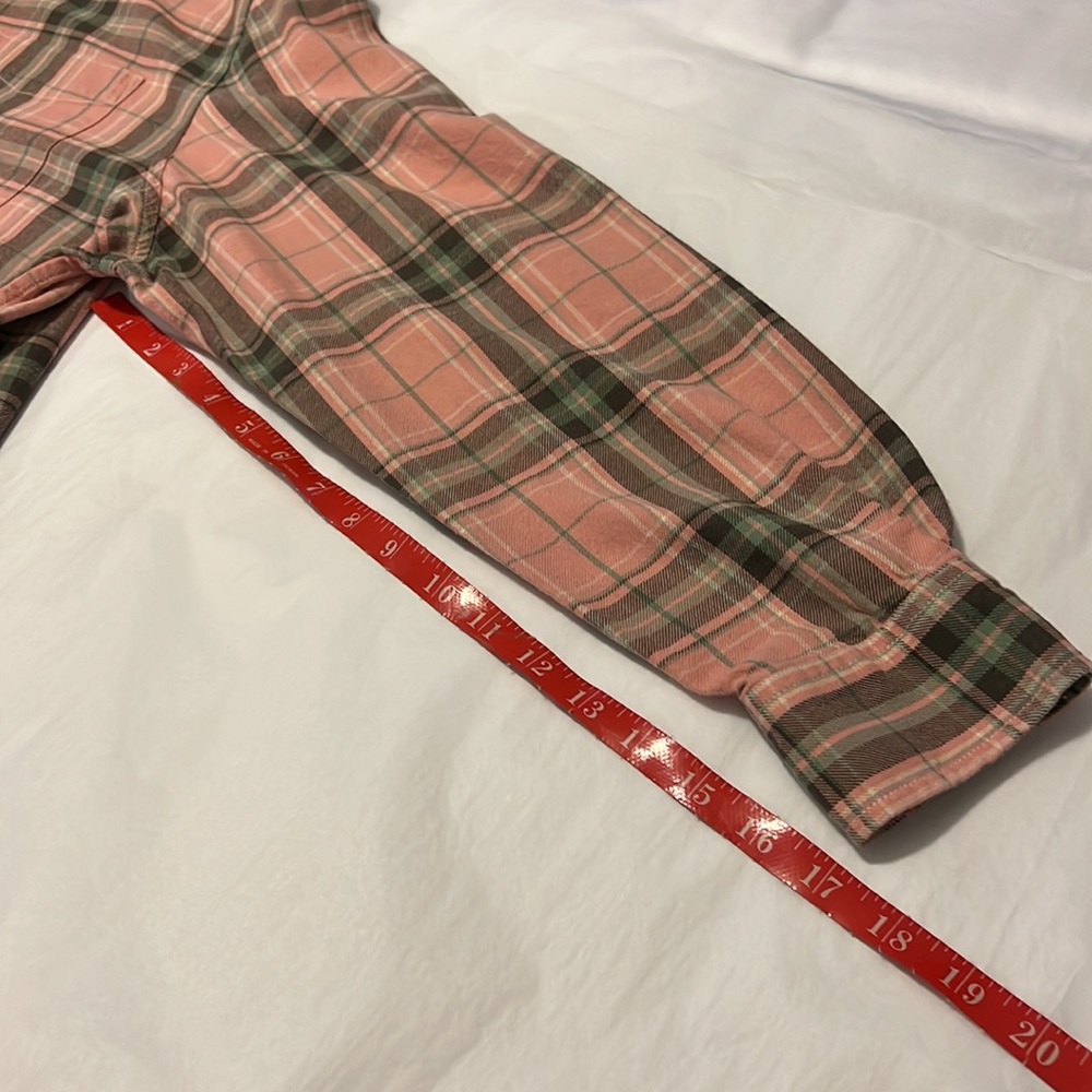 SOLD RALPH LAUREN PLAID FLANNEL BUTTON DOWN SHIRT (L) - Picture 10 of 13